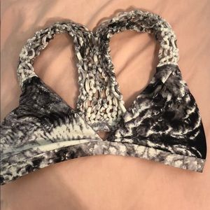 MIKOH marble swimsuit top